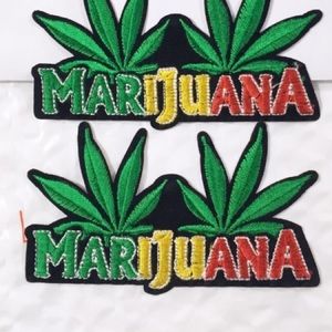 NEW RECREATIONAL MARIJUANA LOGO IRON ON PATCHES 2